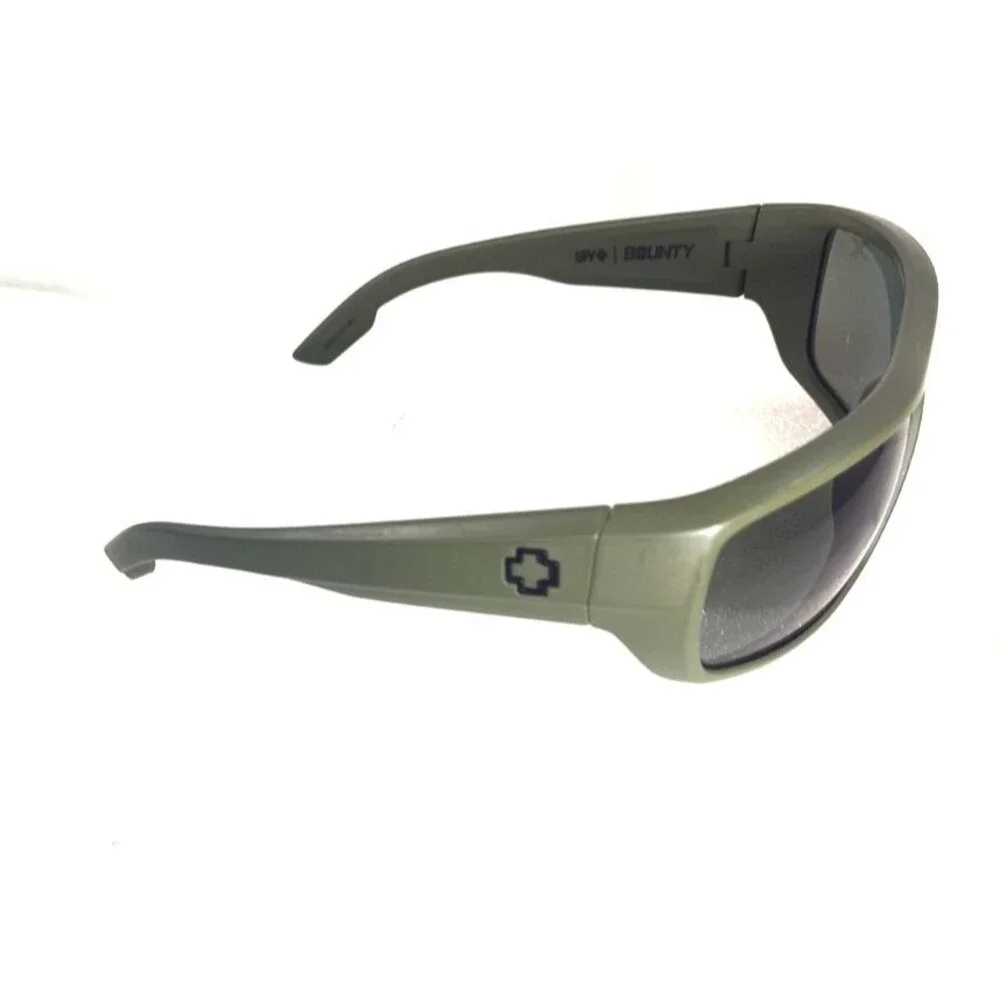 Spy+ Optics Gray Bounty Polarized Wrap Sunglasses X HD+ 100%UV 65-17-123 m Italy